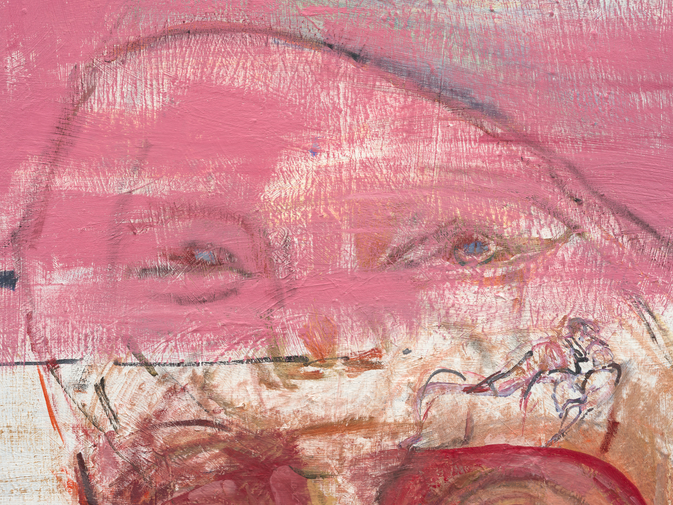 Judy Glantzman
Pink Hat, 2025
oil on canvas
40 x 30 ins.
101.6 x 76.2 cm
(Glantzman-025)