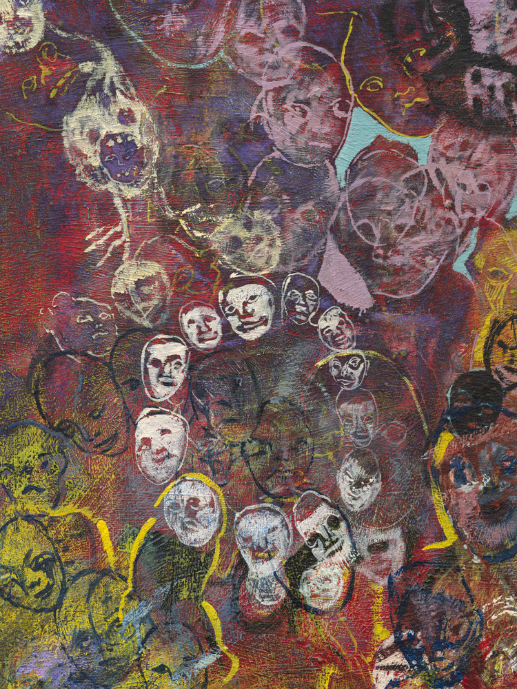 Judy Glantzman
Over the Rainbow, 2004
oil on canvas
90 x 80 ins.
228.6 x 203.2 cm
(Glantzman-012)