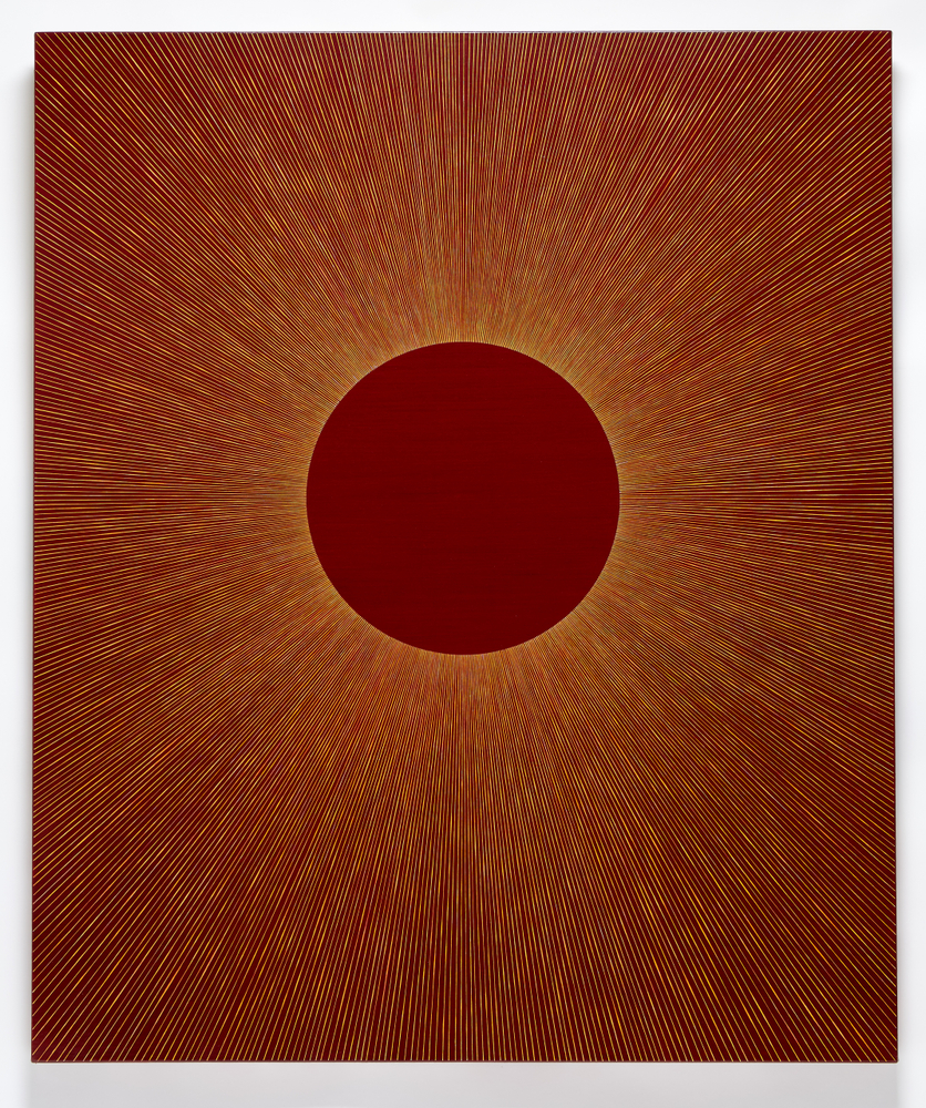 Karen Arm
Untitled (Red Corona), 2023-24
acrylic on canvas
48 x 40 ins.
121.9 x 101.6 cm
(ARM-300)