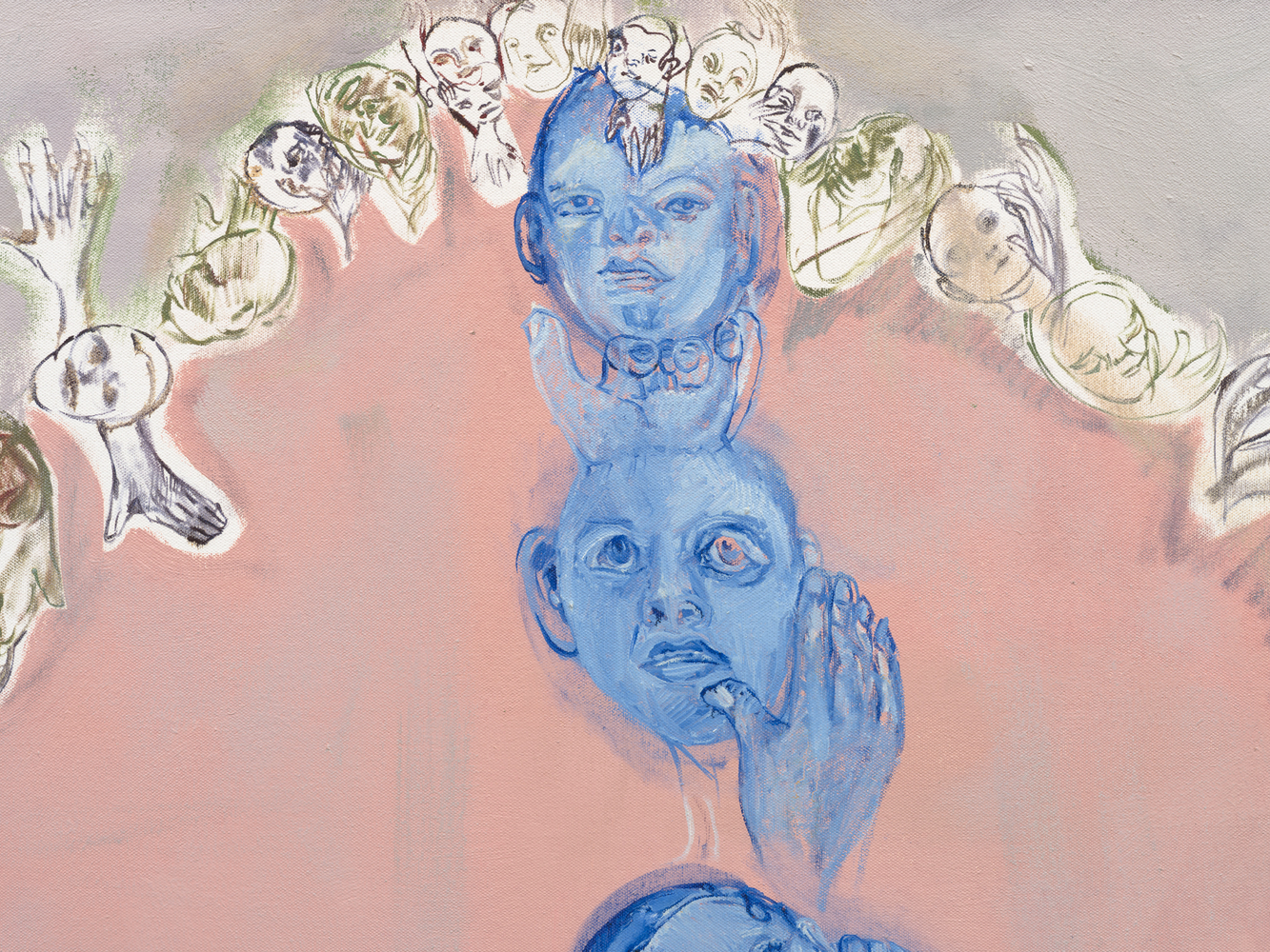 Judy Glantzman
Wreath, 2006
oil on canvas
60 x 60 ins.
152.4 x 152.4 cm
(Glantzman-005)