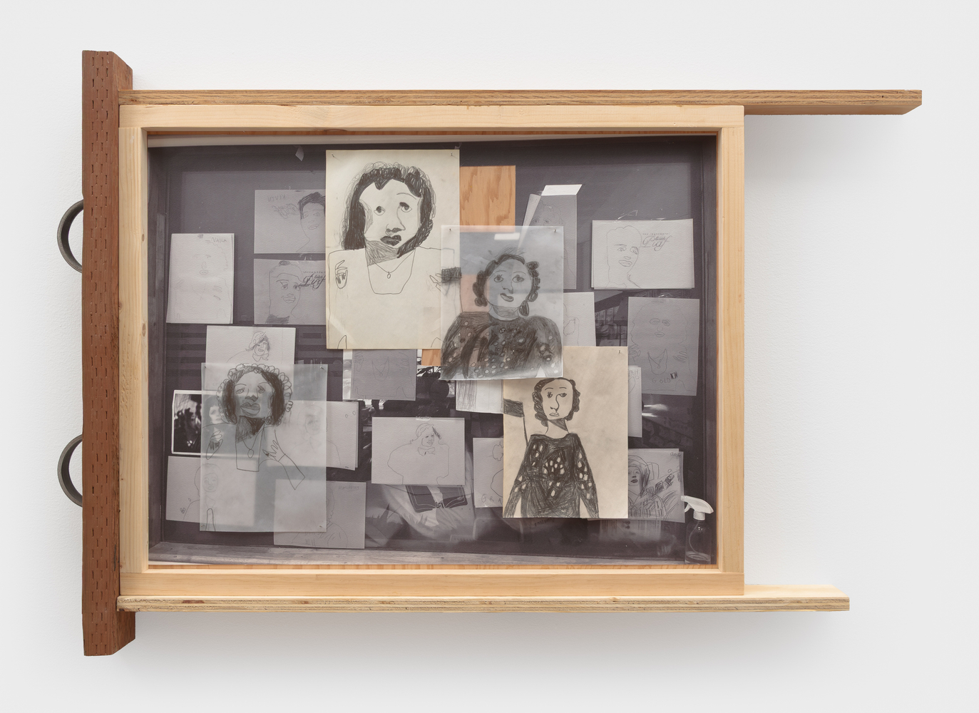 Yu Ji
Untitled 240410, 2026
pencil and charcoal drawing, UV print on arches paper, collage in handmade frame
29 1/2 x 43 x 3 1/2 ins.
74.9 x 109.2 x 8.9 cm