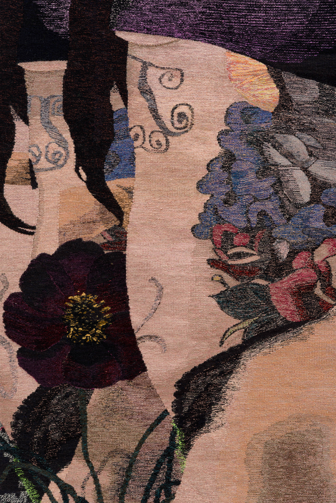 Erin M. Riley
Oh, What Fantasy, 2025
wool, cotton
69 x 48 ins.
175.3 x 121.9 cm
(RILEY-351)