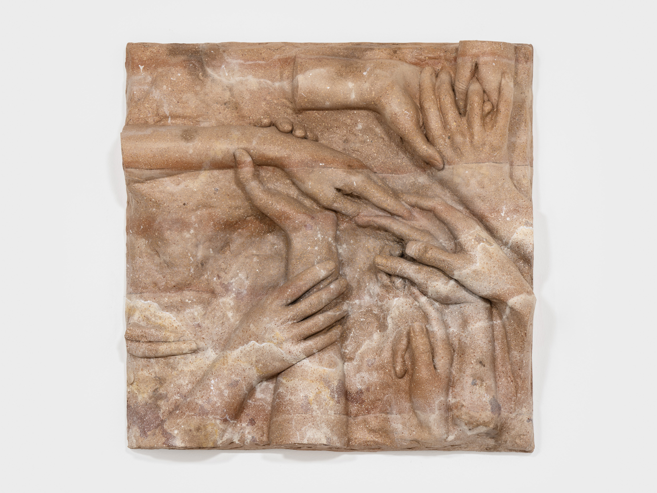 Clementine Keith-Roach
works and days 1, 2024
plaster, epoxy putty, paint
18 7/8 x 17 7/8 x 5 1/8 ins.
47.9 x 45.4 x 13 cm
Edition of 5&amp;nbsp;
(ROACH-046)