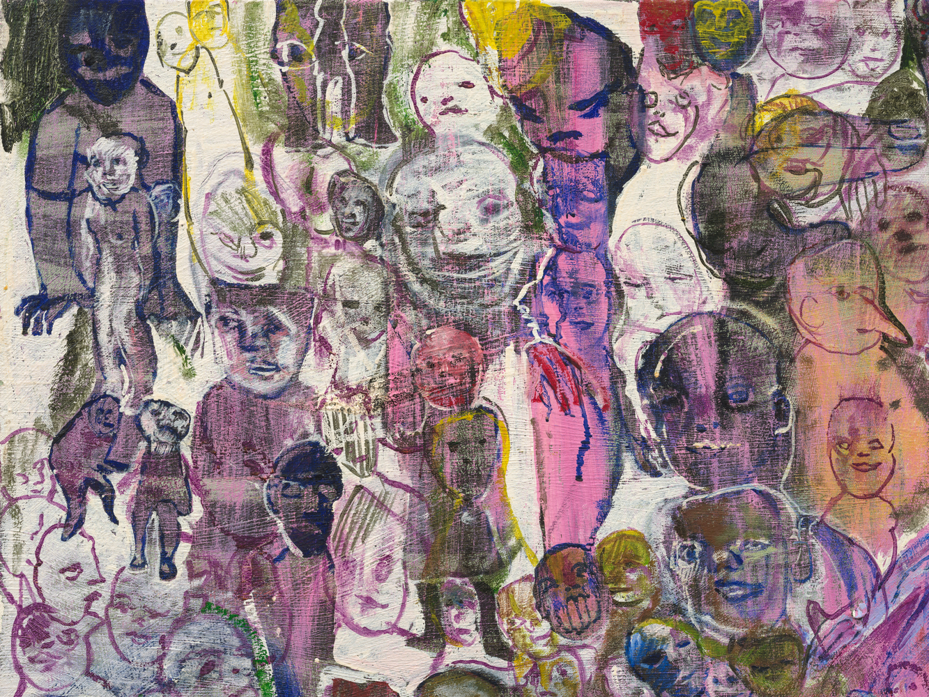 Judy Glantzman
The Garden, 2004
oil on canvas
90 x 80 ins.
228.6 x 203.2 cm
(Glantzman-017)