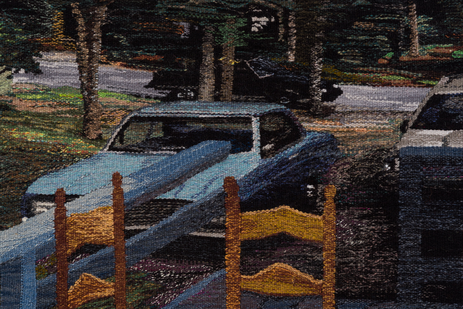 Erin M. Riley
Teddy and Rose, 2025
wool, cotton
57 1/2 x 48 1/2 ins.
146.1 x 123.2 cm
(RILEY-347)