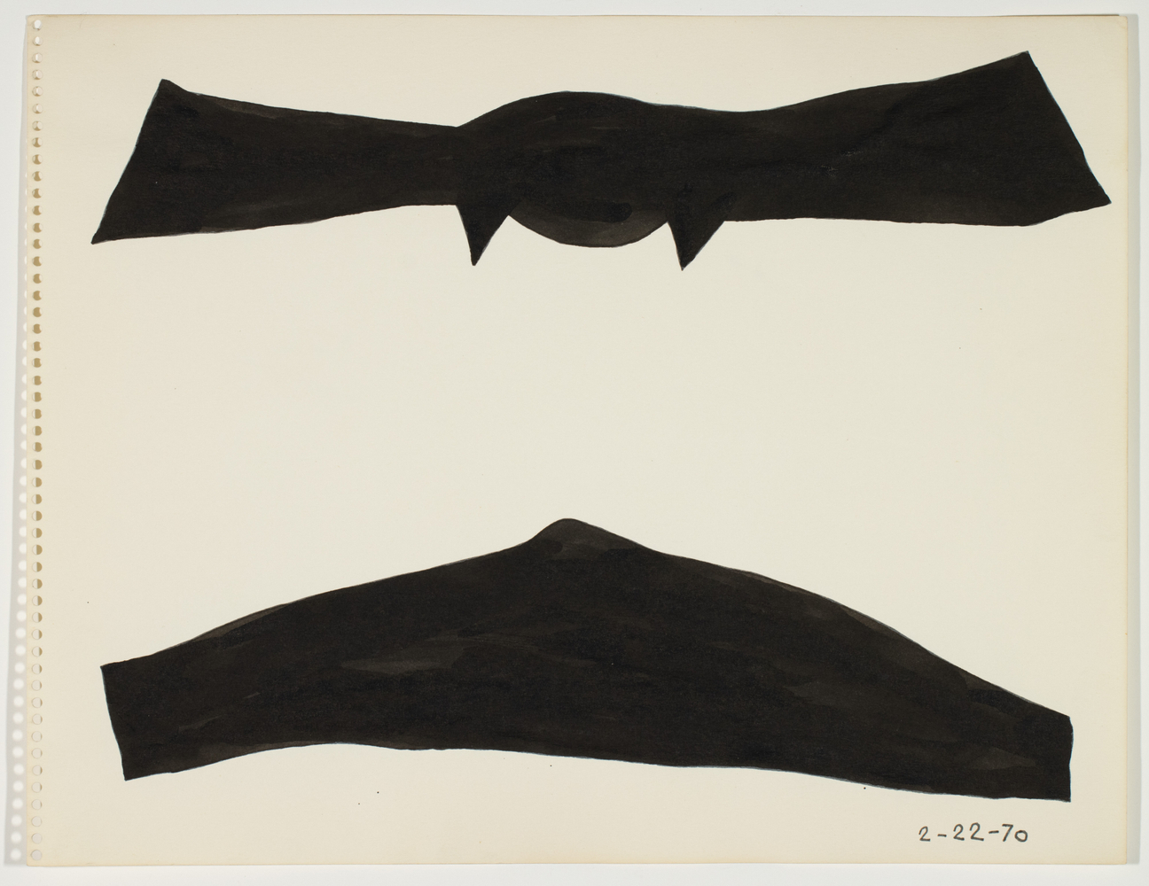 Untitled, 1970
Ink on paper
10 &amp;times; 13 in. (25.4 &amp;times; 33 cm)