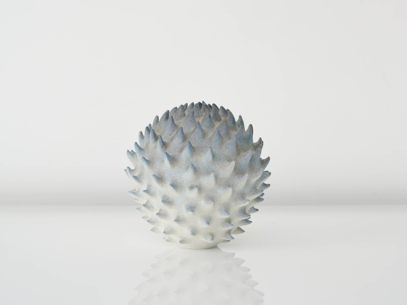 EVA ZETHRAEUS

Blue Grey Pod, 2025

Glazed porcelain

10.5&amp;quot; H x 10.25&amp;quot; Dia.