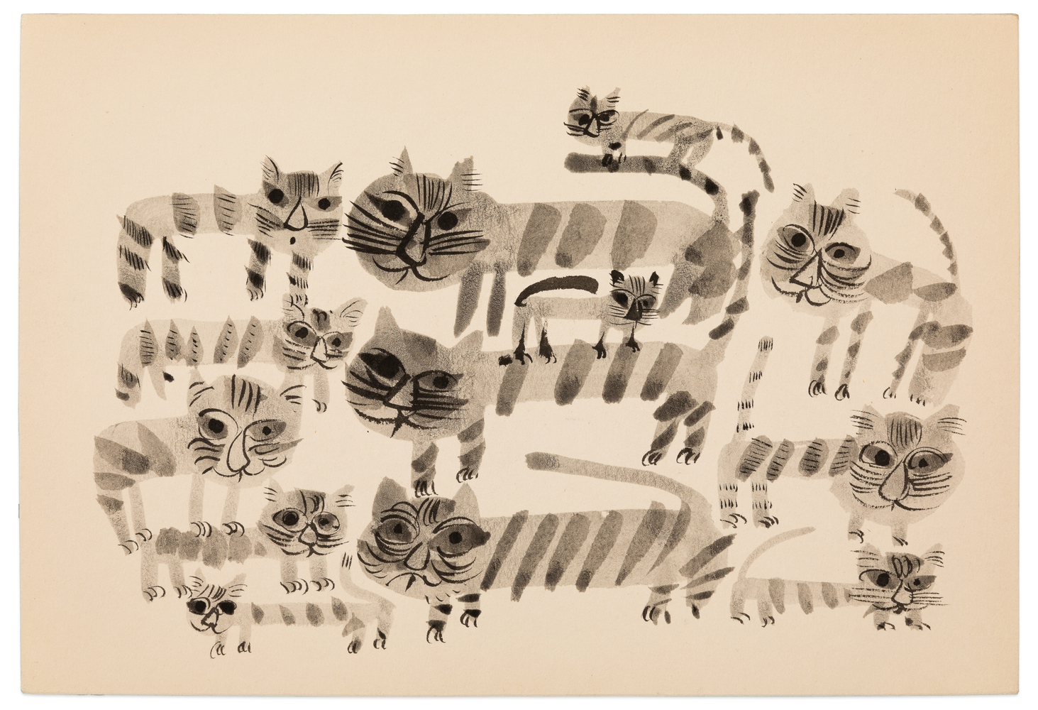 Yasuhide Kobashi Untitled Drawing IX, c. 1965 ink on paper 6 1/2 x 9 1/2 in.