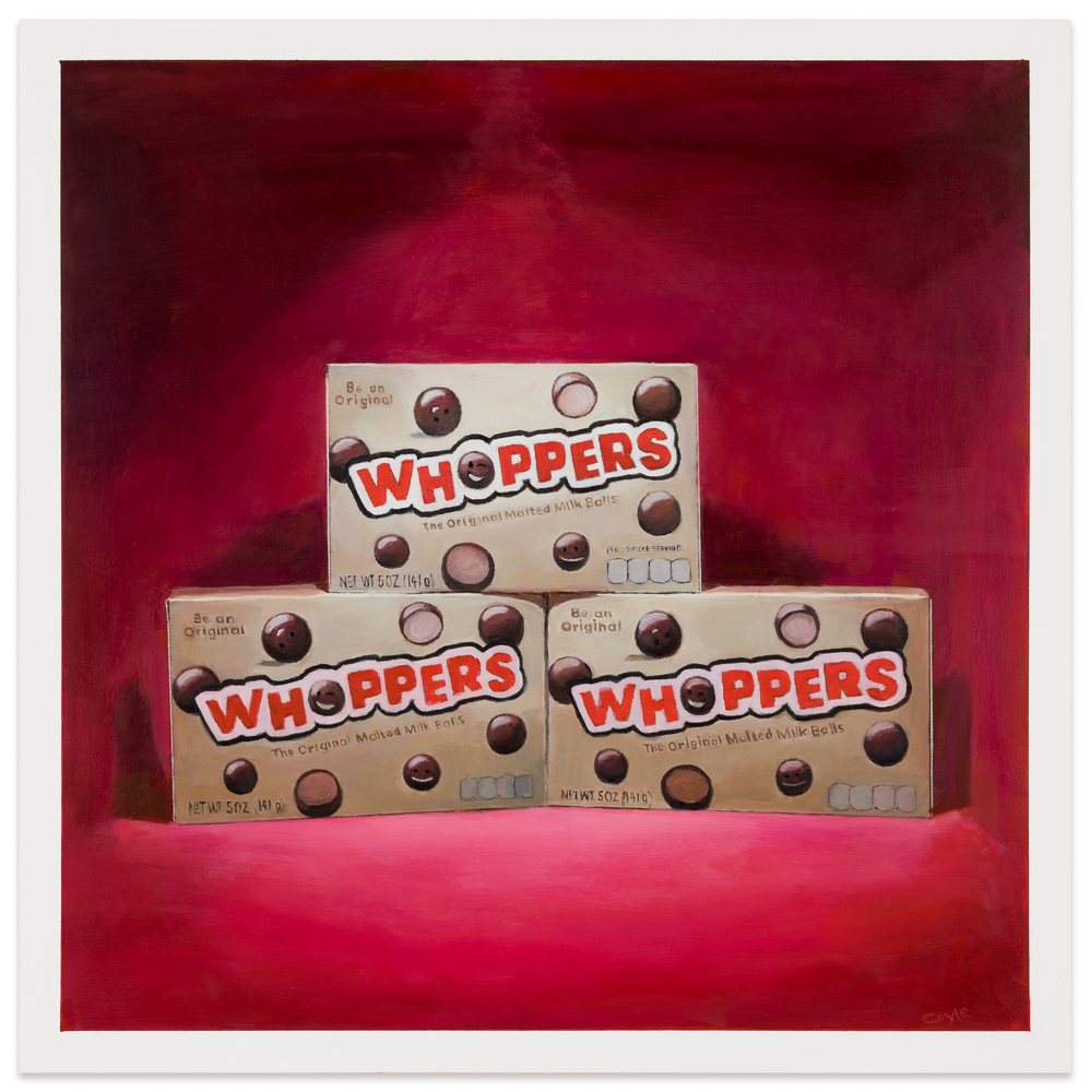 Stephen Coyle Whoppers, 2025 alkyd on panel 24 x 24 in.
