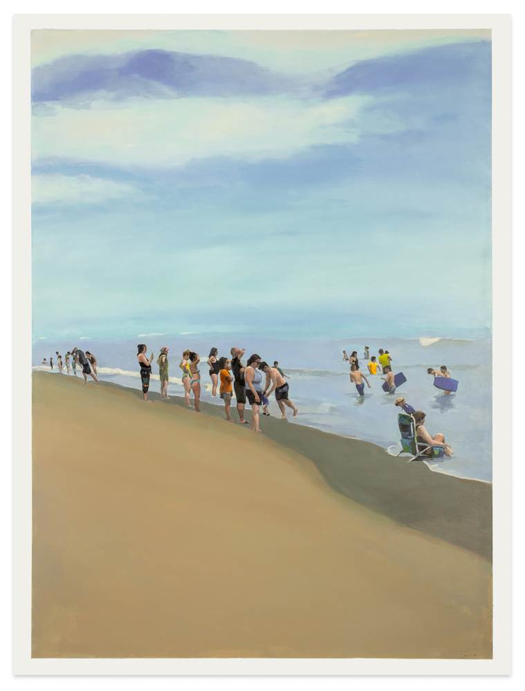 Stephen Coyle Keeping Watch, 2022 alkyd on panel 48 x 36 in.