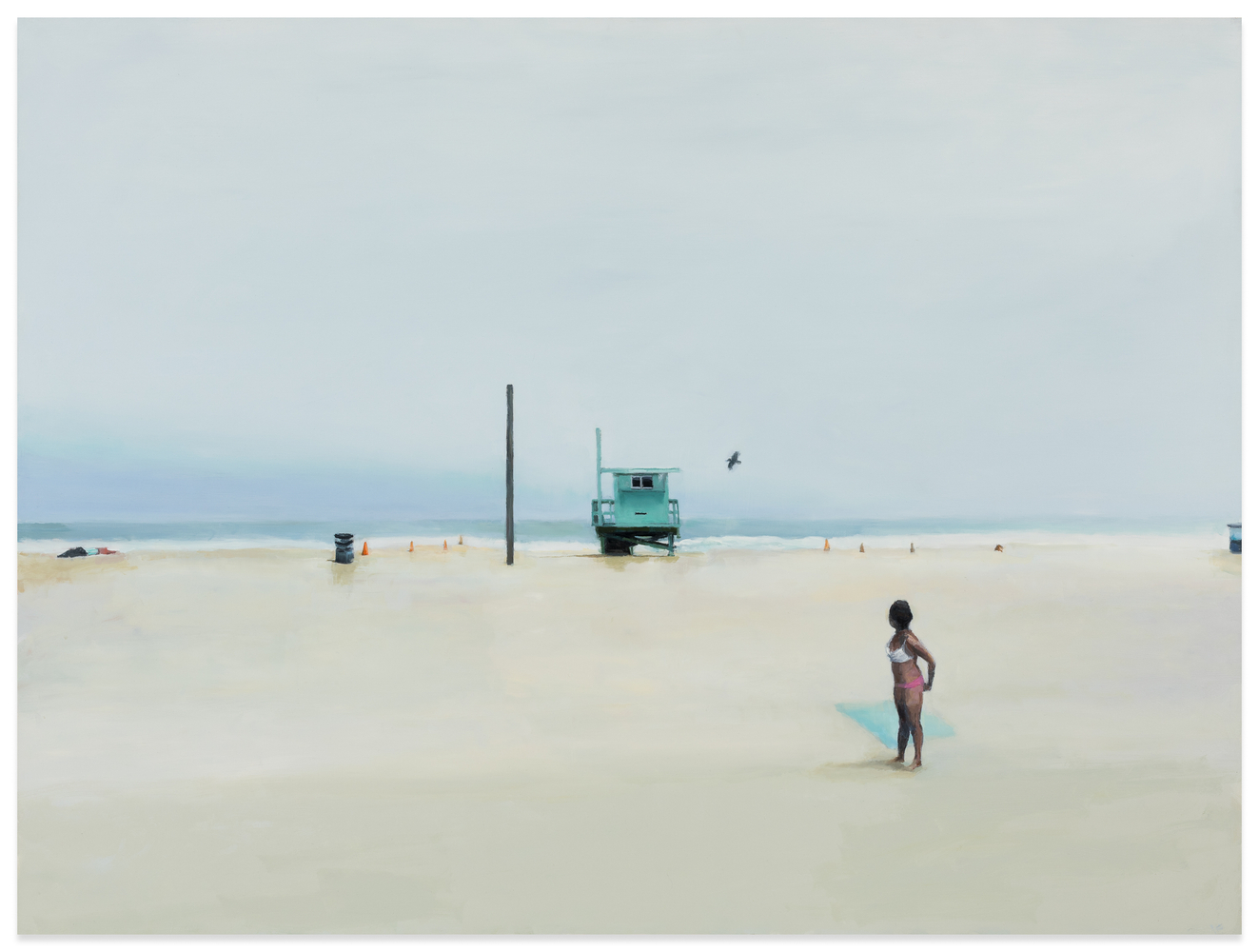 Stephen Coyle Venice Beach, 2016 alkyd on panel 30 x 40 in.