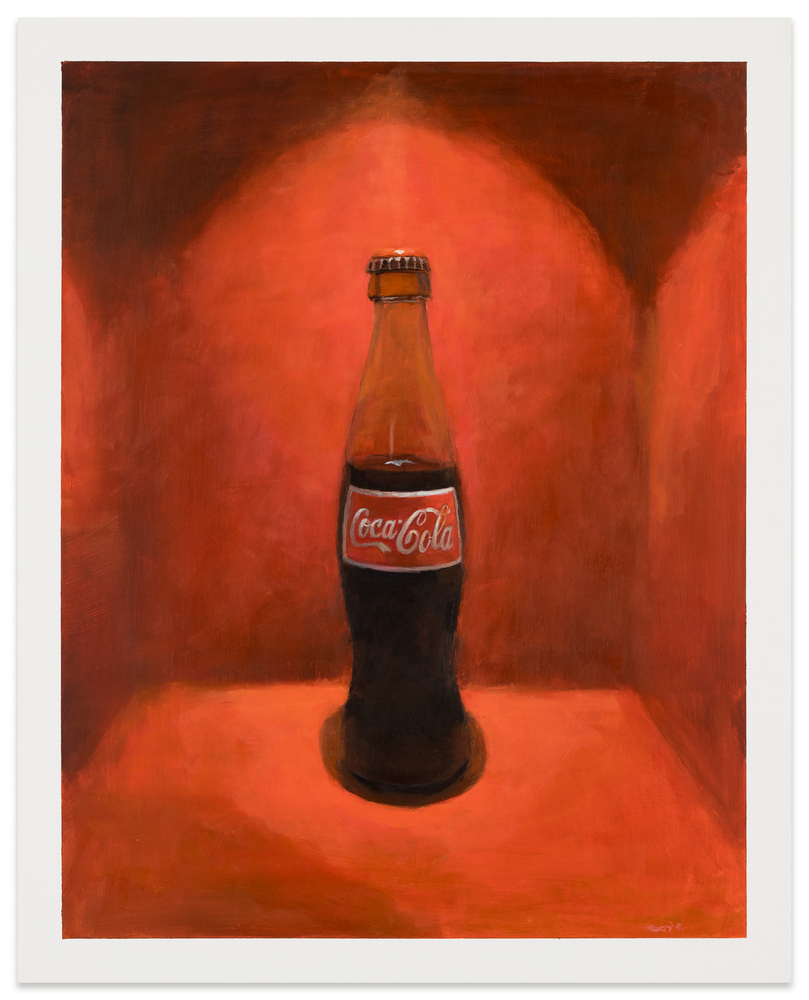 Stephen Coyle 12 oz. Coke, 2025 alkyd on panel 16 x 20 in.