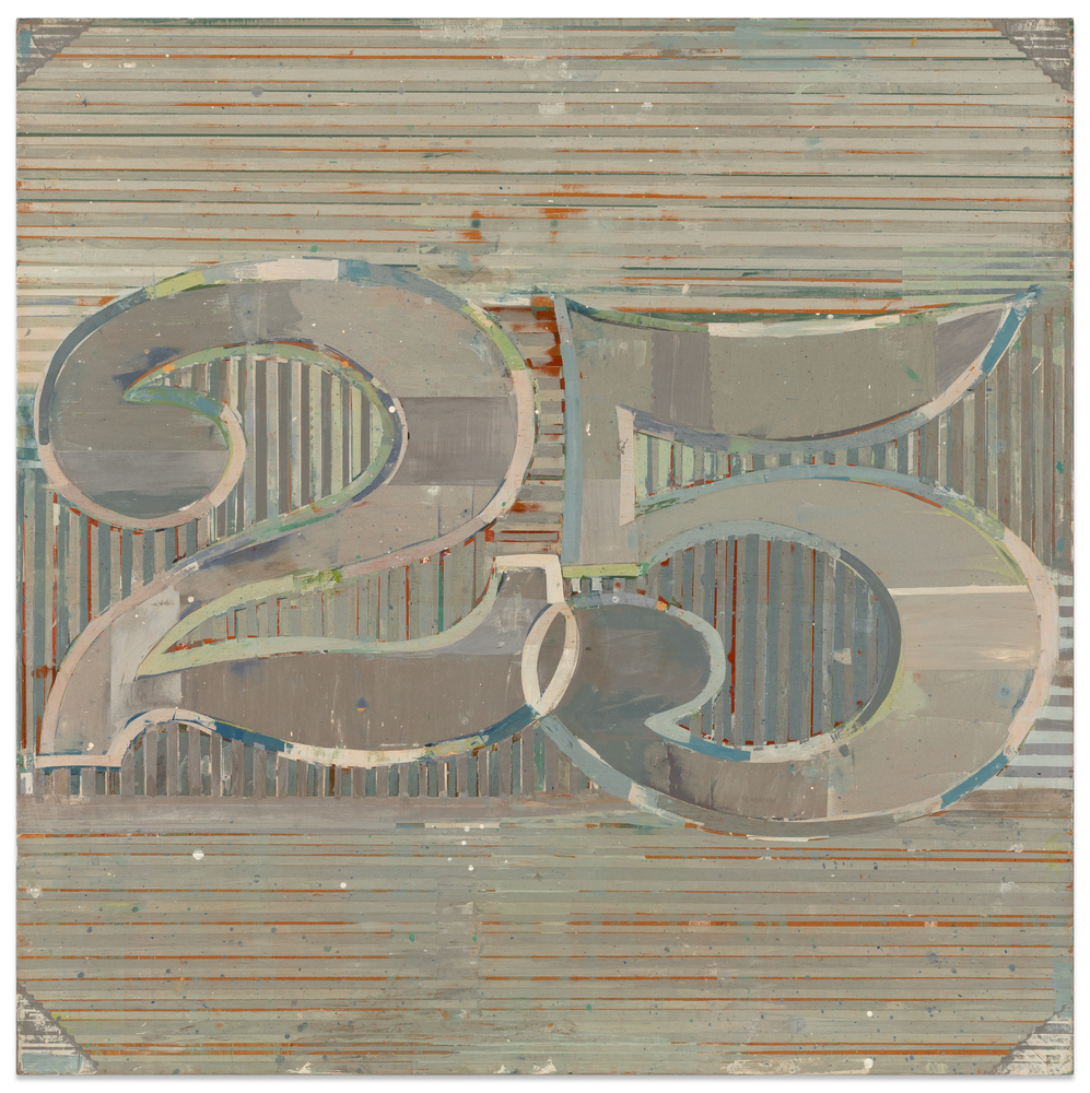 Kim Frohsin Silver Anniversary Wishes: #25, 2012 acrylic, ink, gouache, dry pigment, and pencil on archival board 22 x 22 in.