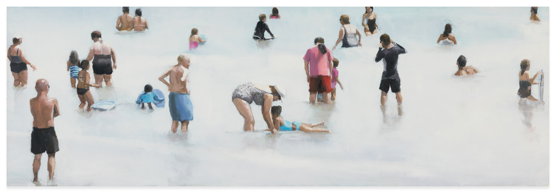 Stephen Coyle Beach Sounds, 2012 alkyd on panel 12 x 36 in.