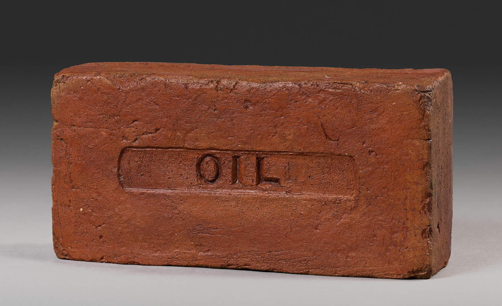 Robert Arneson Oil Brick, 1969 ceramic 4 1/4 x 8 3/4 x 2 3/4 in.