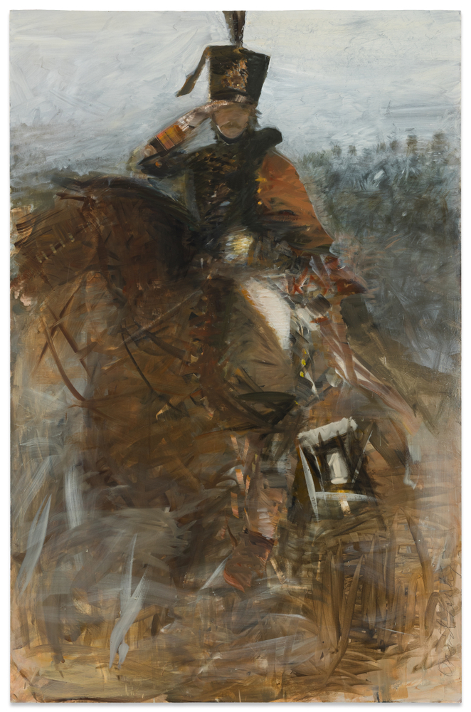 David Fertig Aide de Campe, 2007 oil on Masonite ​​​​​​​73 3/4 x 48 1/8 in.