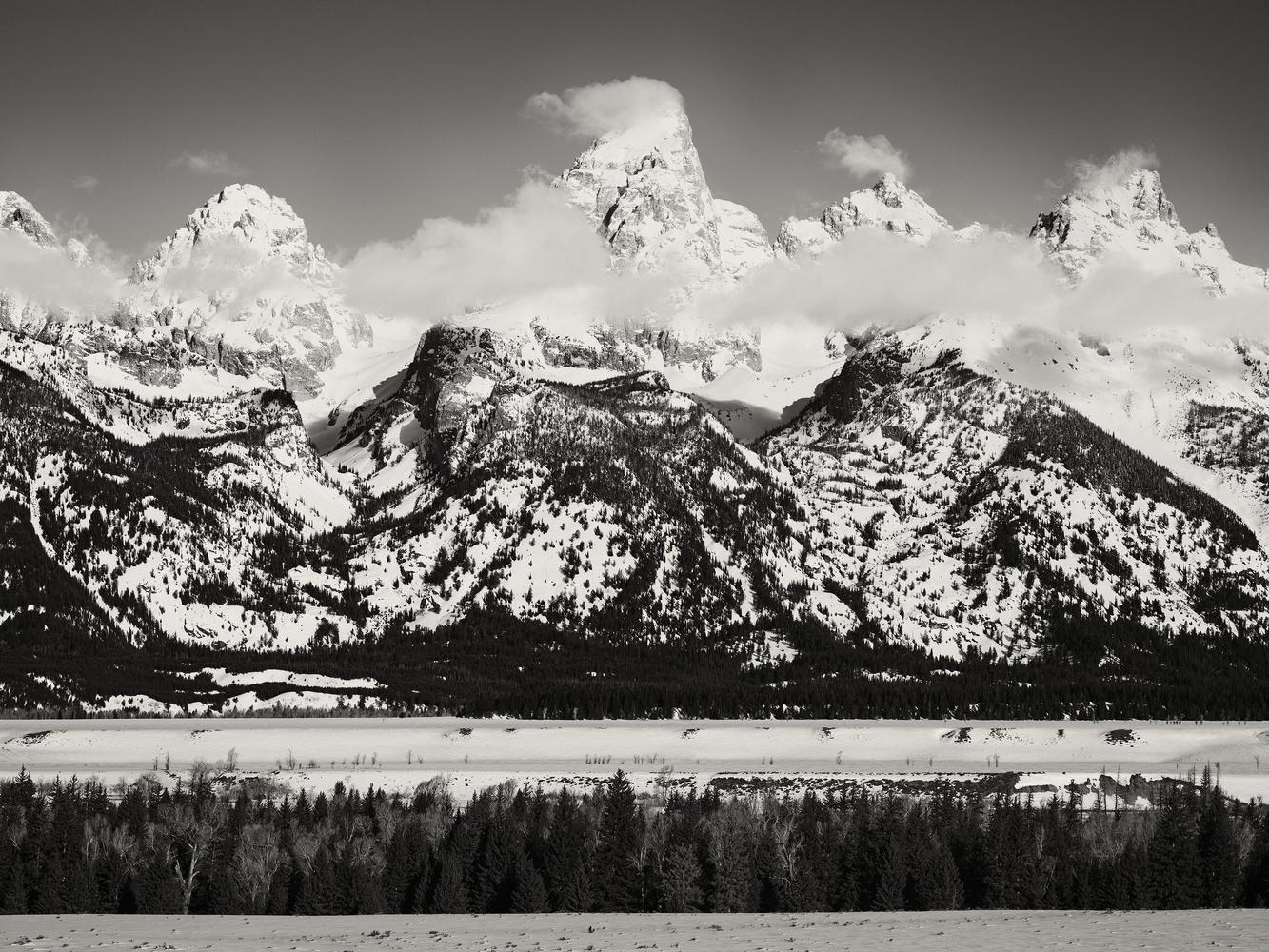 Nathan Coe  Smoking Tetons, 2025