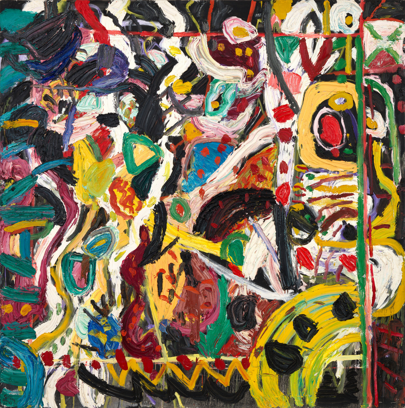 Gillian Ayres, Ding Dong Merrily on High, 1989