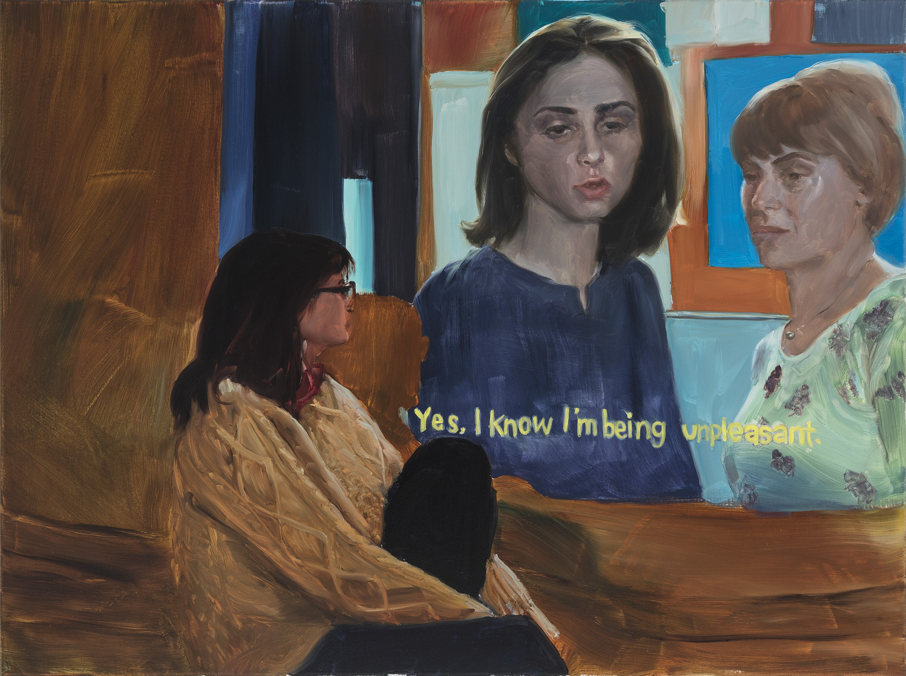 Jenna Gribbon, I know I’m being unpleasant, 2021