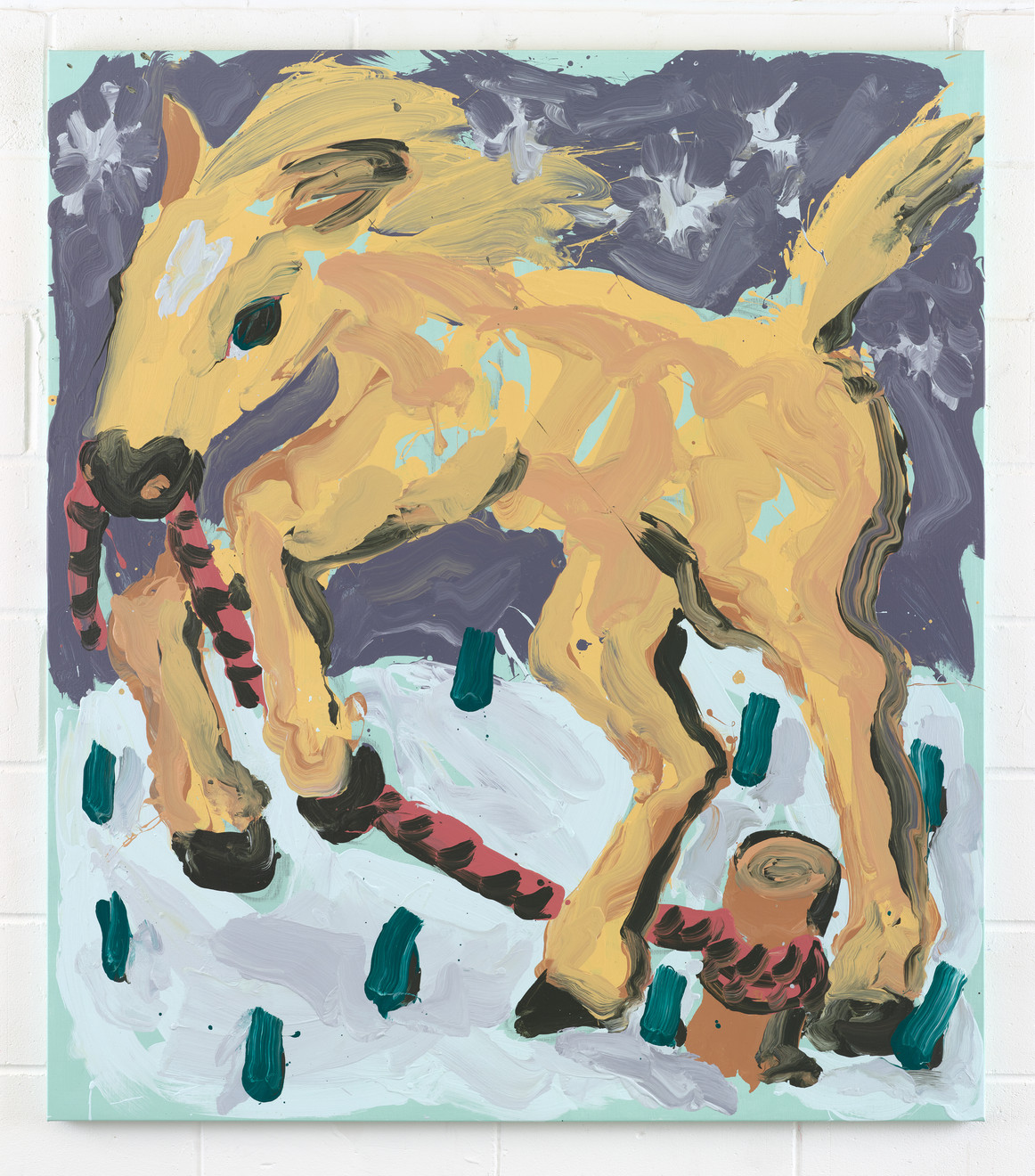 David Surman, Brumby Parsifal (after Hokusai), 2020