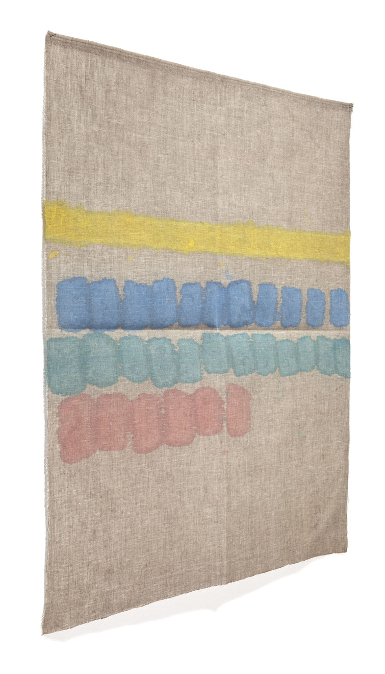 Giorgio Griffa, Quattro colori, 1978