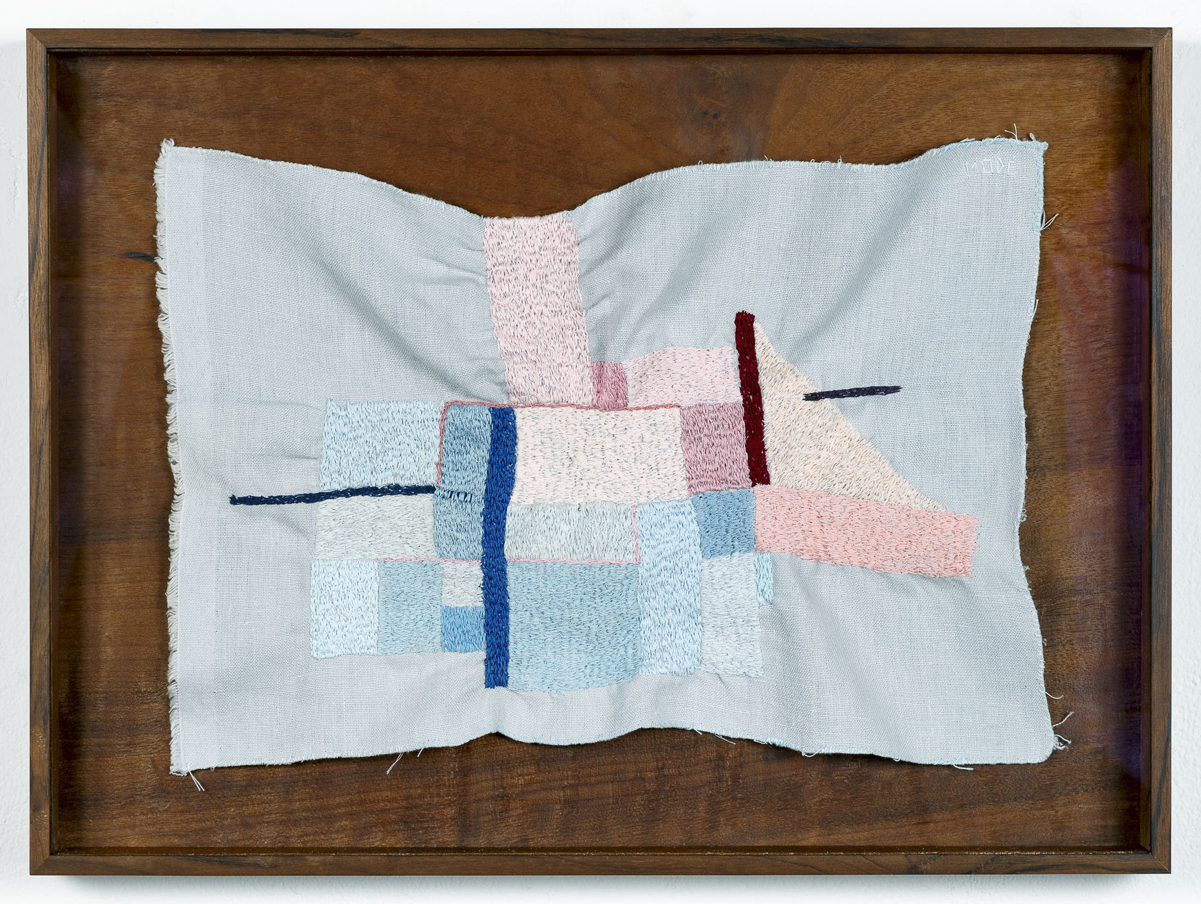 João Modé, Construtivo [Paninho], Rosa e Azul, 2019