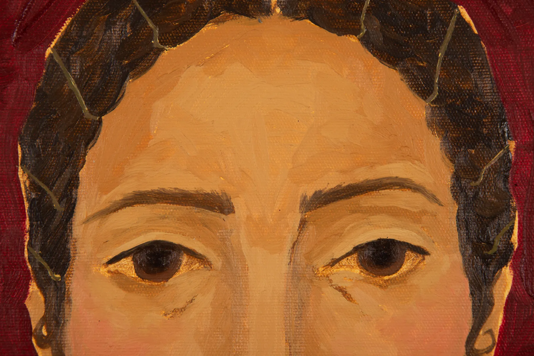 ABRE ALAS #17, Mariana Honório, Autorretrato com grampos, 2021