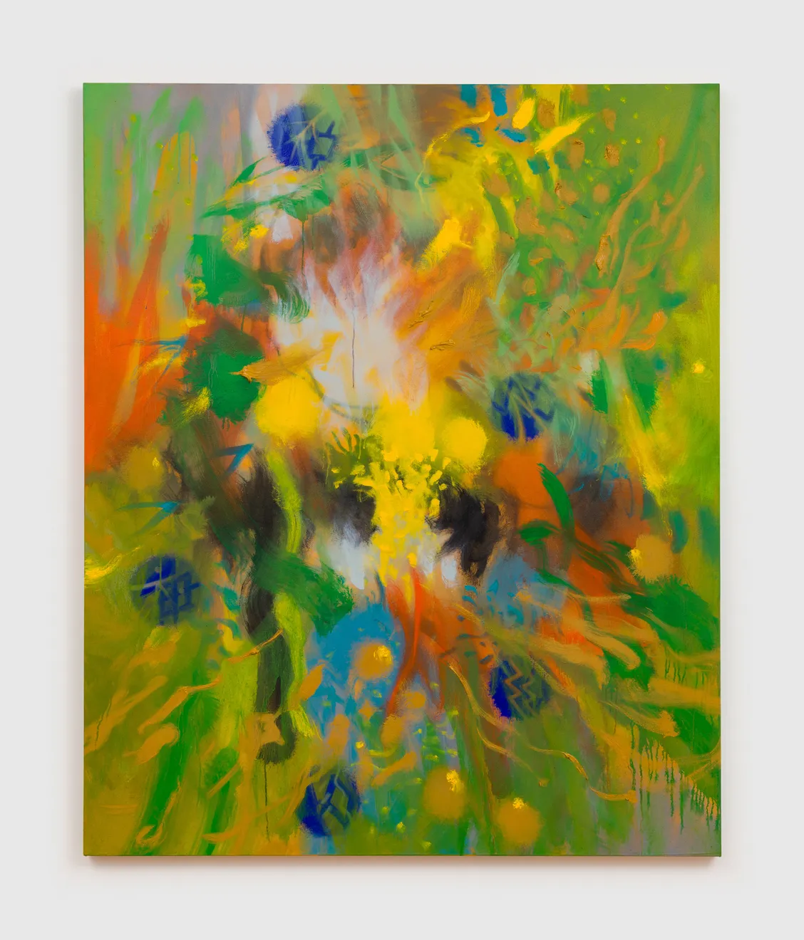 Carlos Jacanamijoy, Kuri Yaku y el sol (Río de oro y el sol), 2025