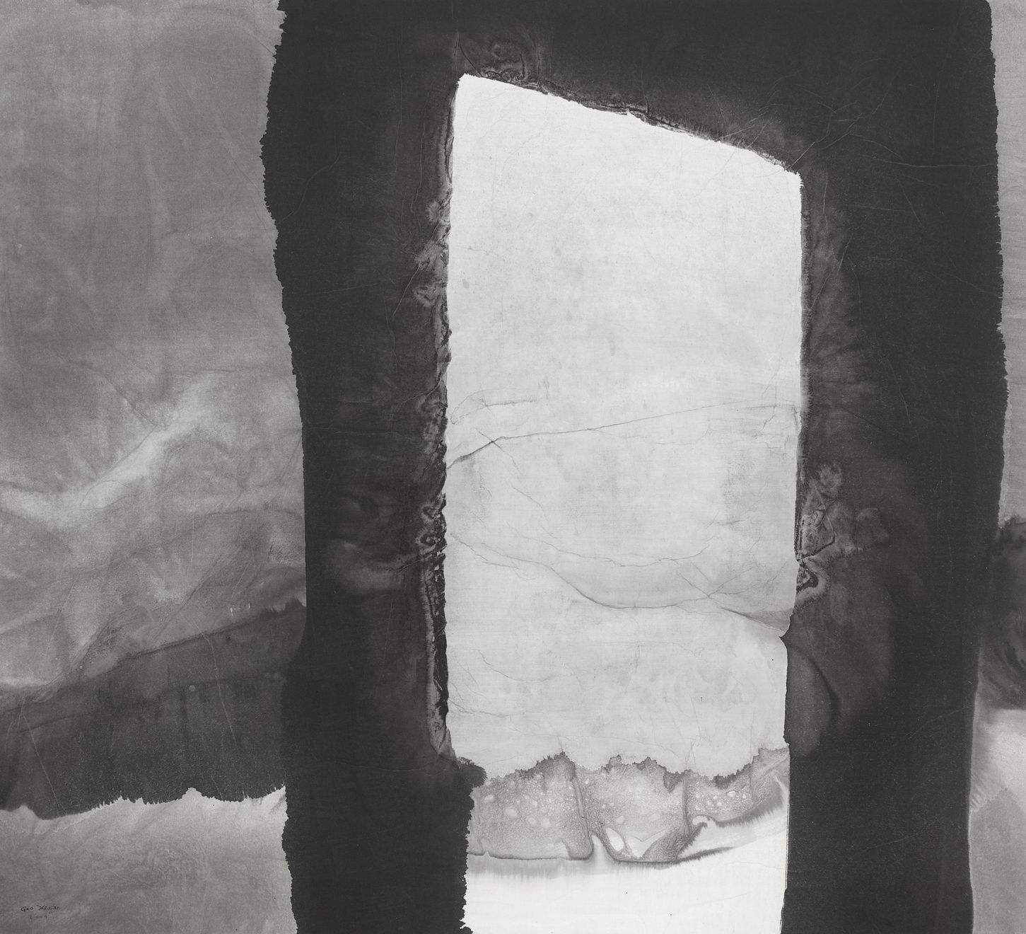 Gao Xingjian, Landscape Behind the Door, 2004