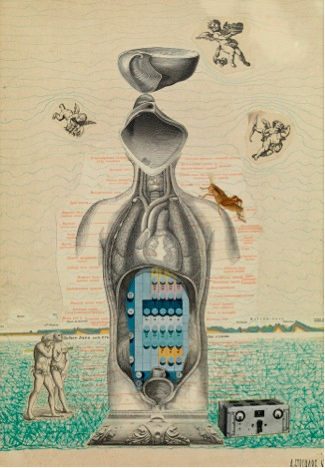 Anatoli Brussilovsky, Anatomy with cherubs, 1963