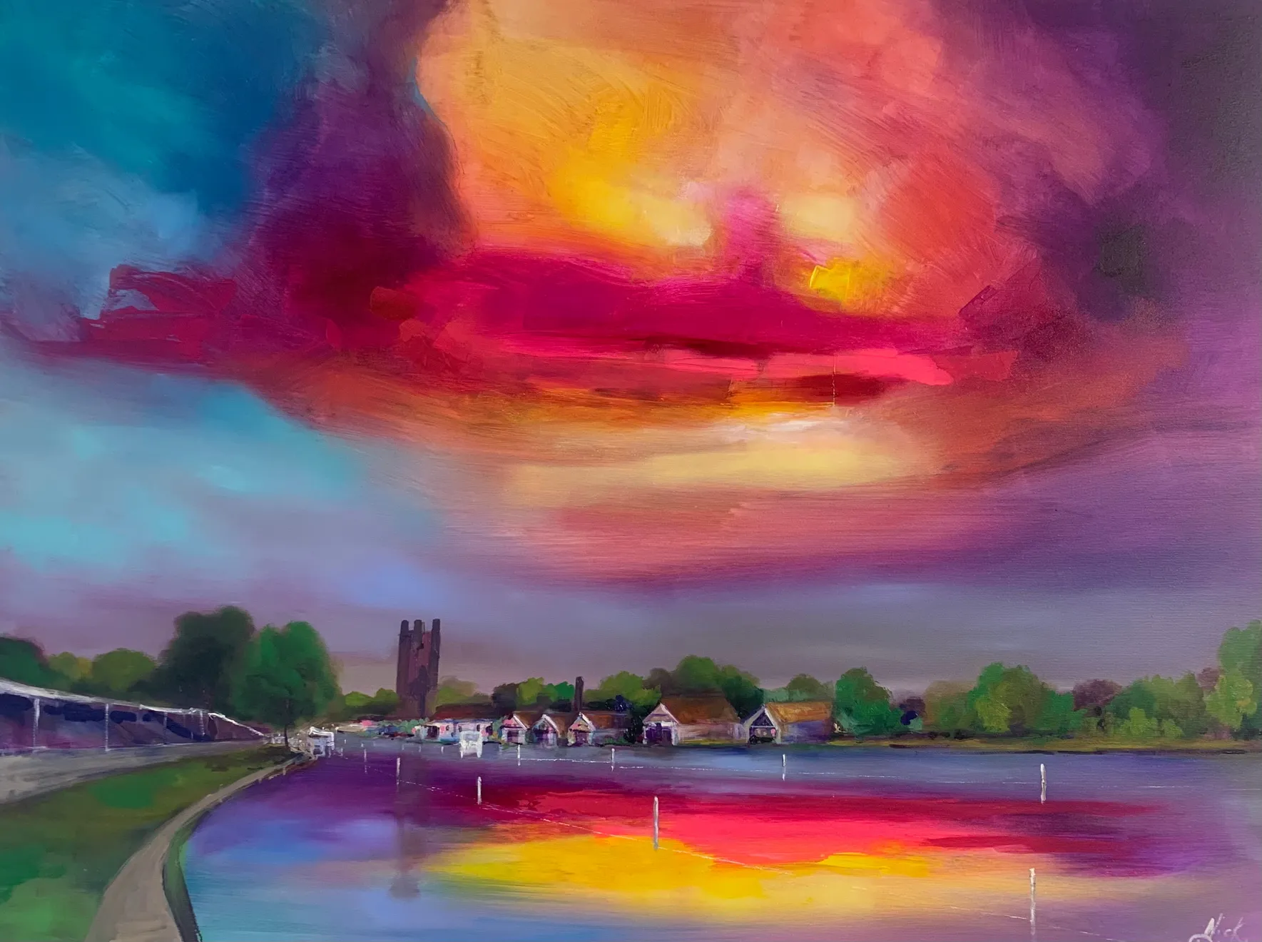 Nick Quirke, Empyrean Sky over the Henley Course