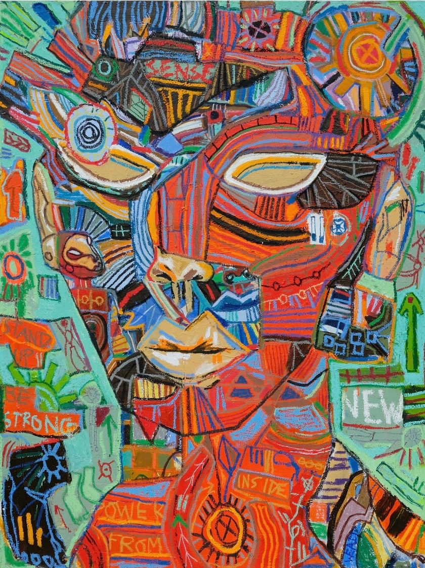 George Weait, Stay Strong LE print, 2023