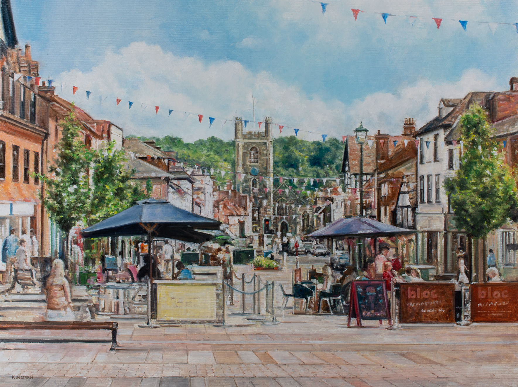 Andrew Kinsman, Henley Market Place, 2023
