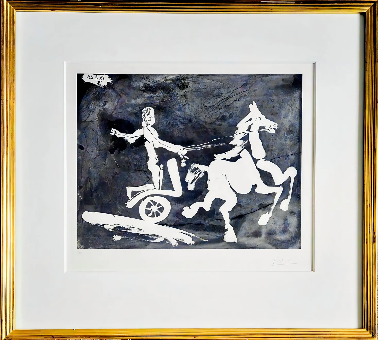 Pablo Picasso, Course de chars à l'antique I , 1968