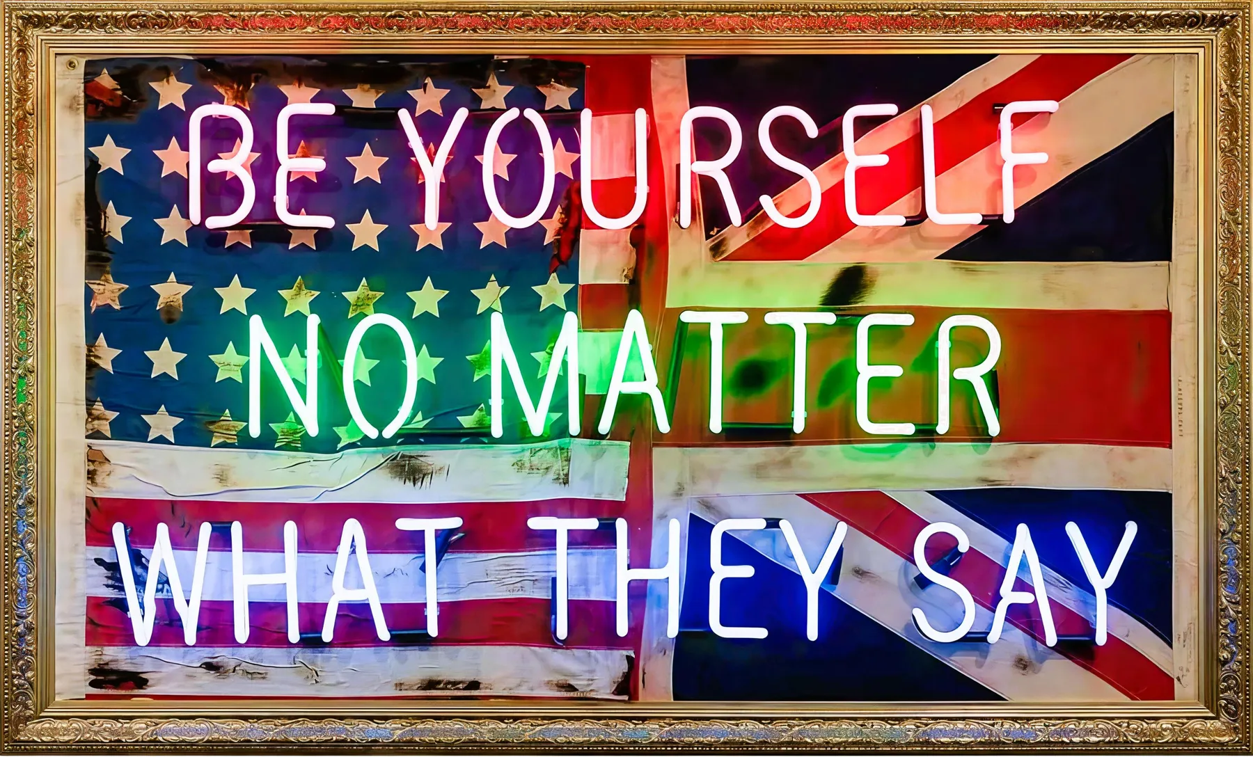 Illuminati Neon, Be Yourself No Matter What They Say