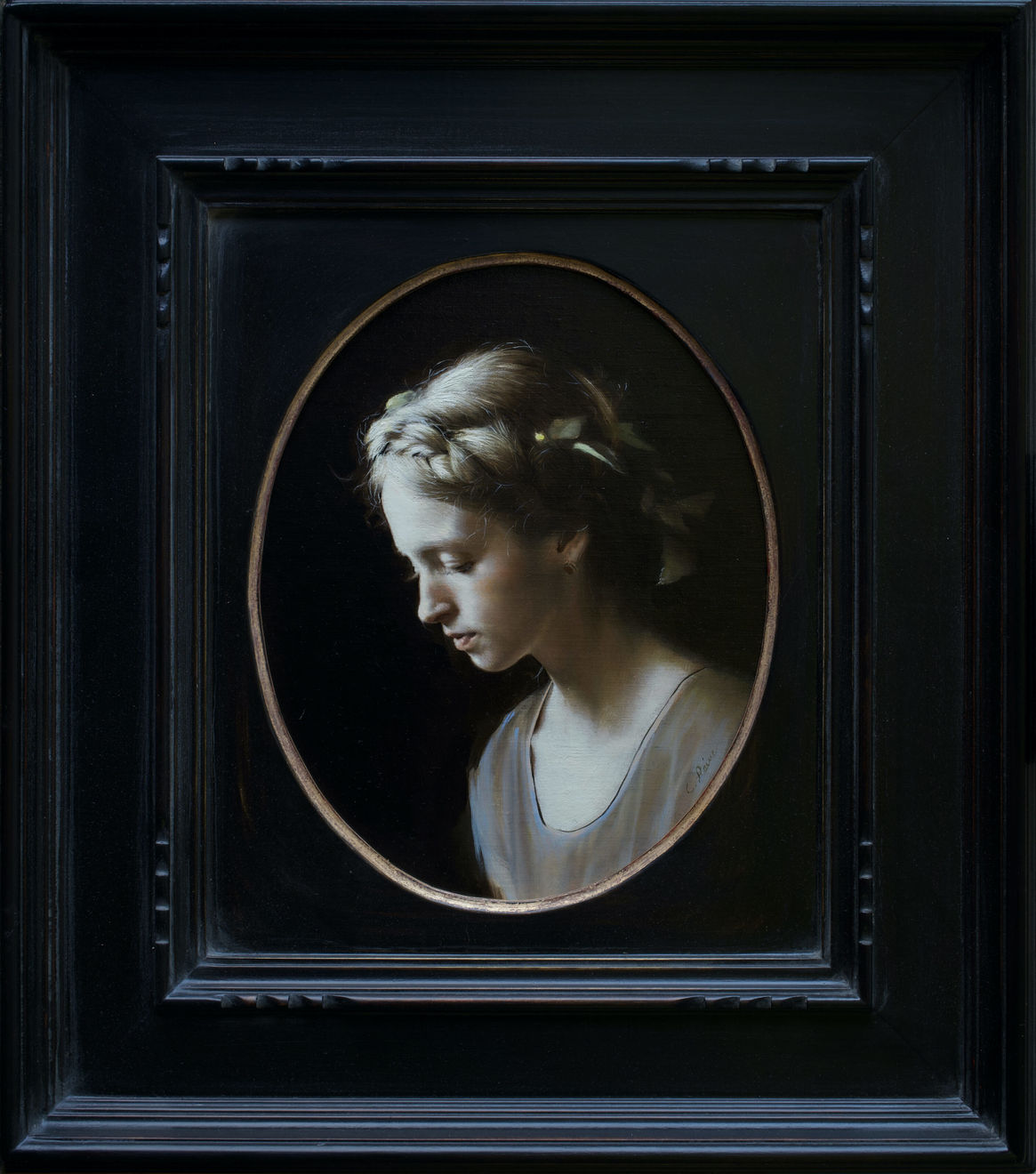 Carla Paine, Girl with a Crown of Leaves, 2024