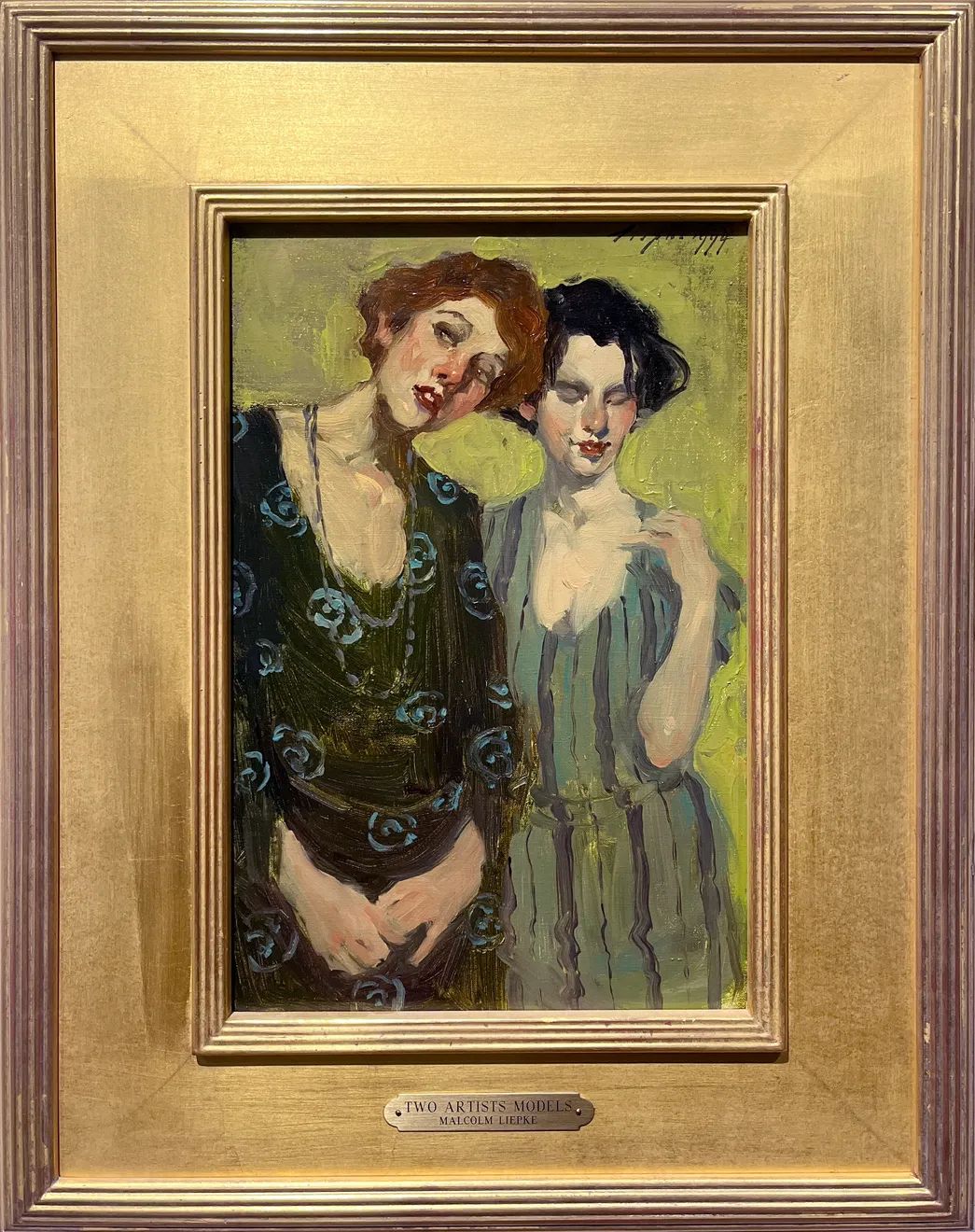 Malcolm T. Liepke, Two Artist Models , 1994