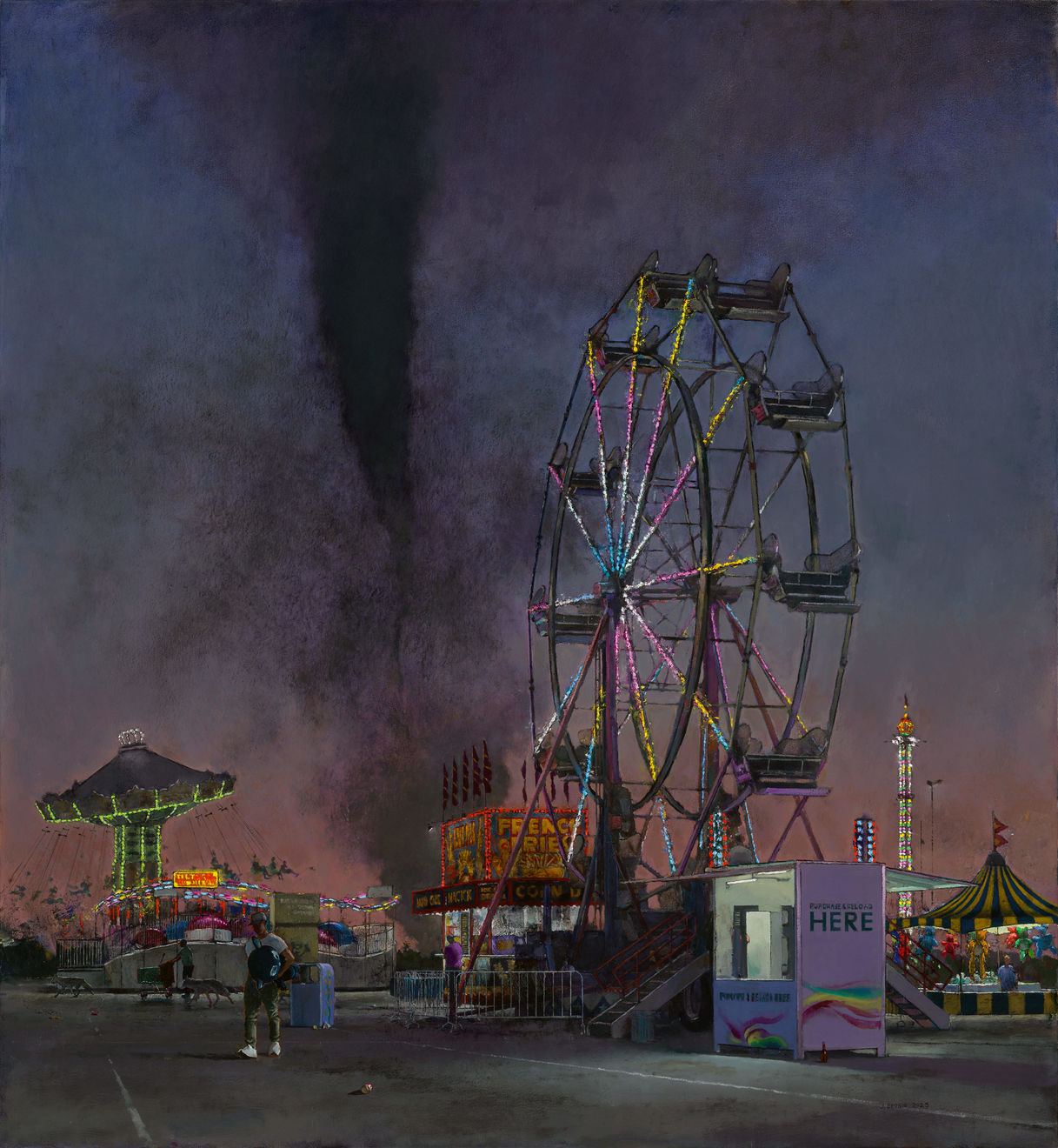 John Brosio, Tornado and Ferris Wheel , 2023