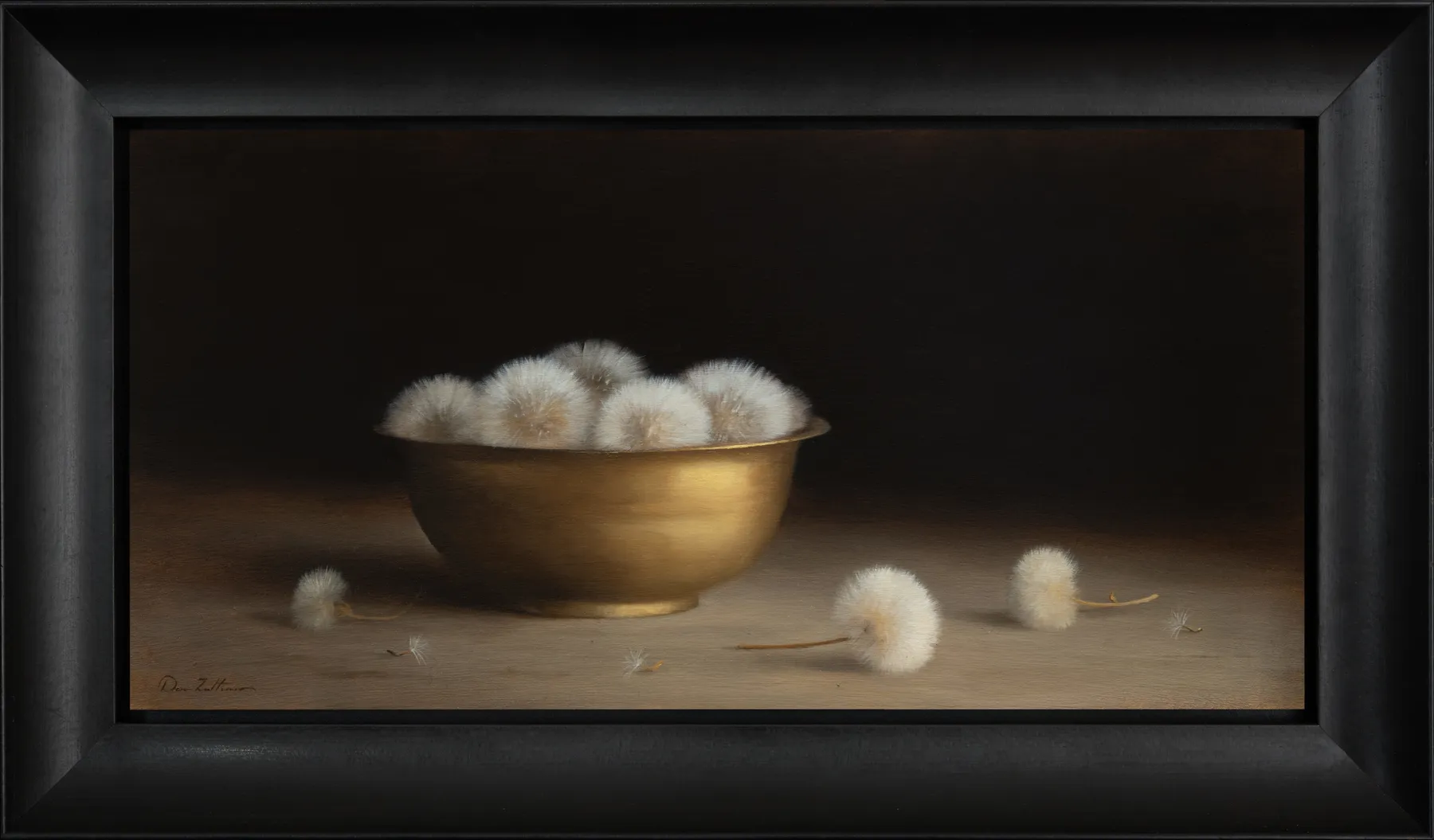 Dana Zaltzman, Bowl and Dandelions, 2022