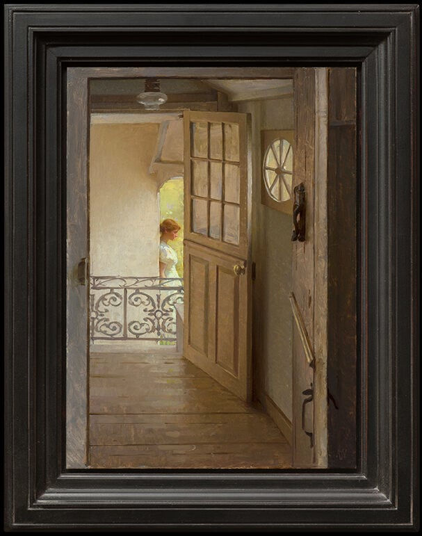 Alex Venezia, Standing Outside the Doorway, 2024