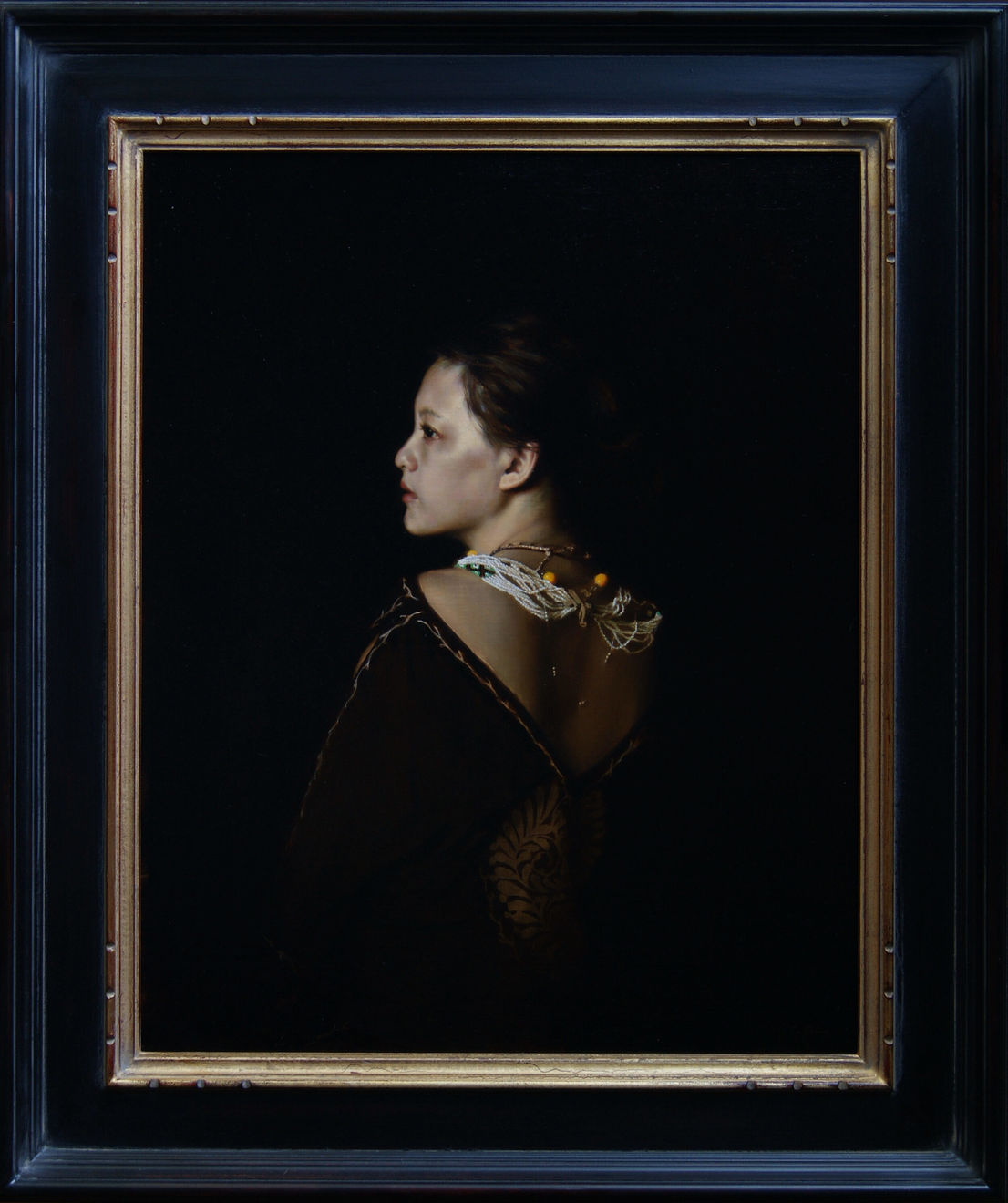 Carla Paine, Girl with Beads, 2022