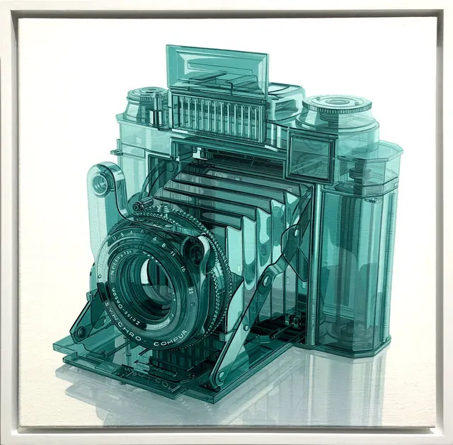 Jeff Bartels, Vintage Zeiss Ikon in Glass, 2020