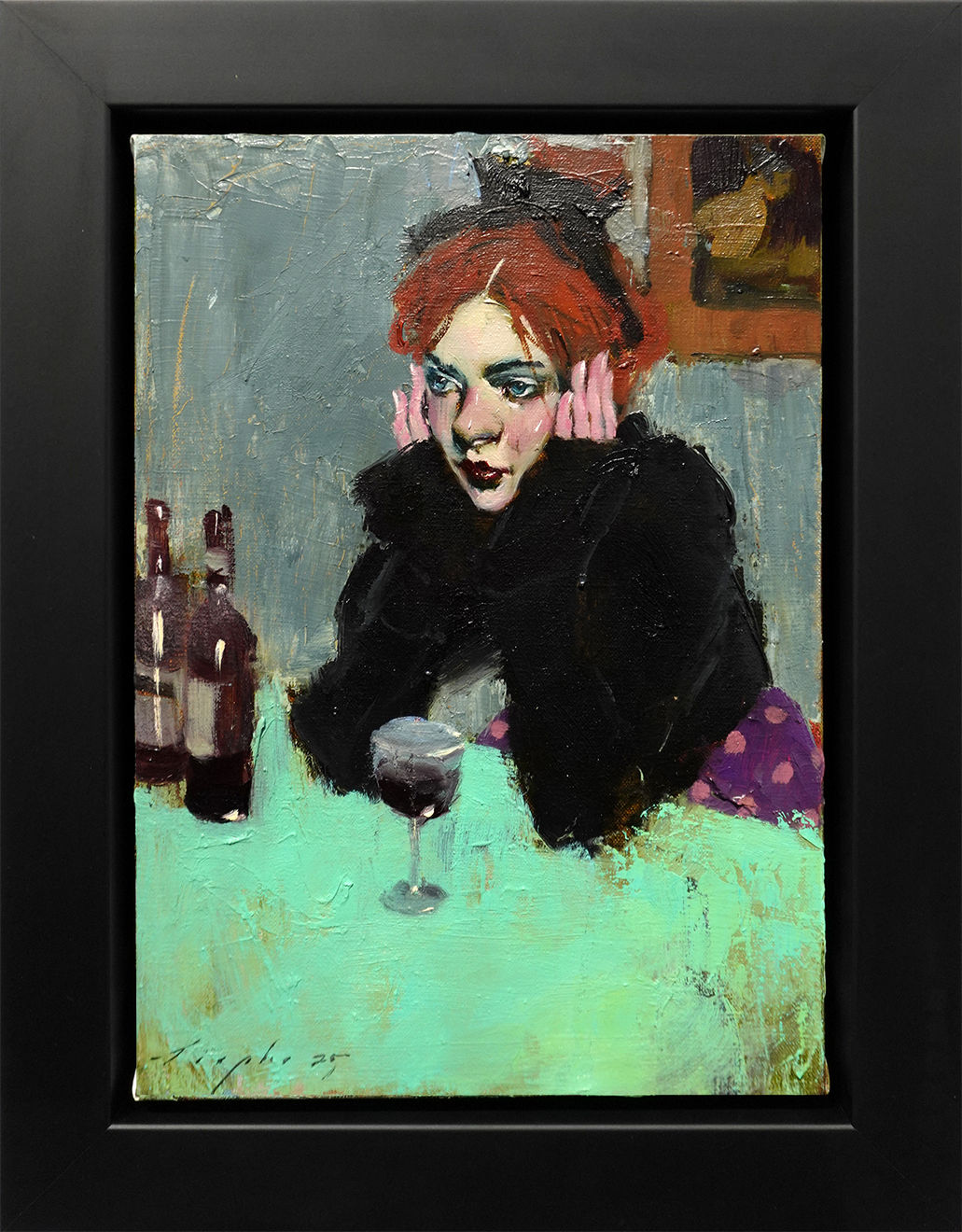 Malcolm T. Liepke, Head Between Hands, 2025