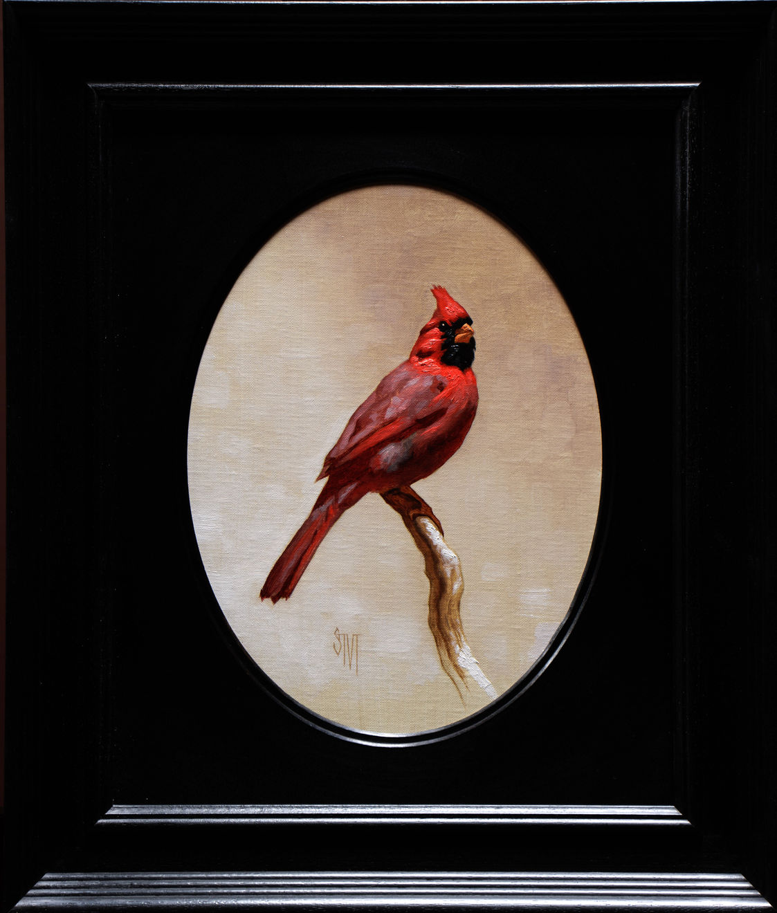 Sarah Margaret Gibson, Cardinal In The Snow, 2025