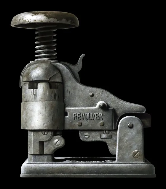 Jeff Bartels, Staple Revolver, 2019