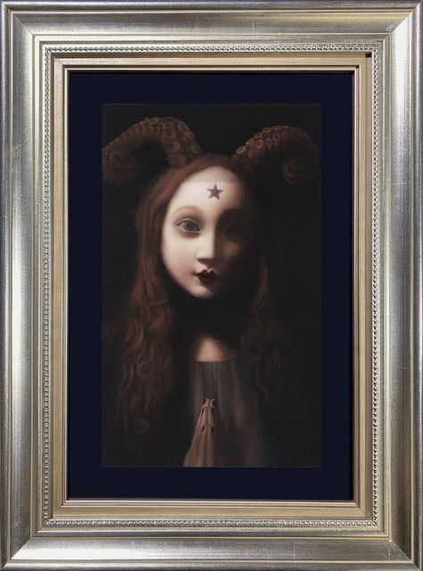 Stephen Mackey, Girl Wearing the Face of a Figurehead, 2022