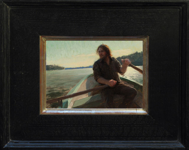 Jeremy Lipking, Self Portrait as a Zorn Painting, 2013