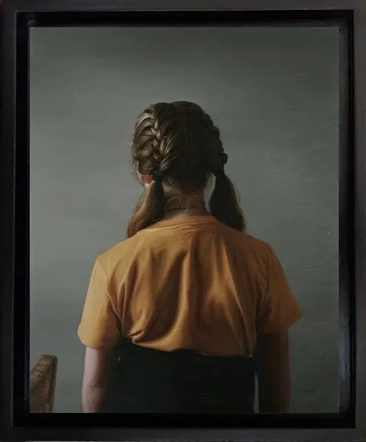 Jane Beharrell, Girl with Plaits, 2020