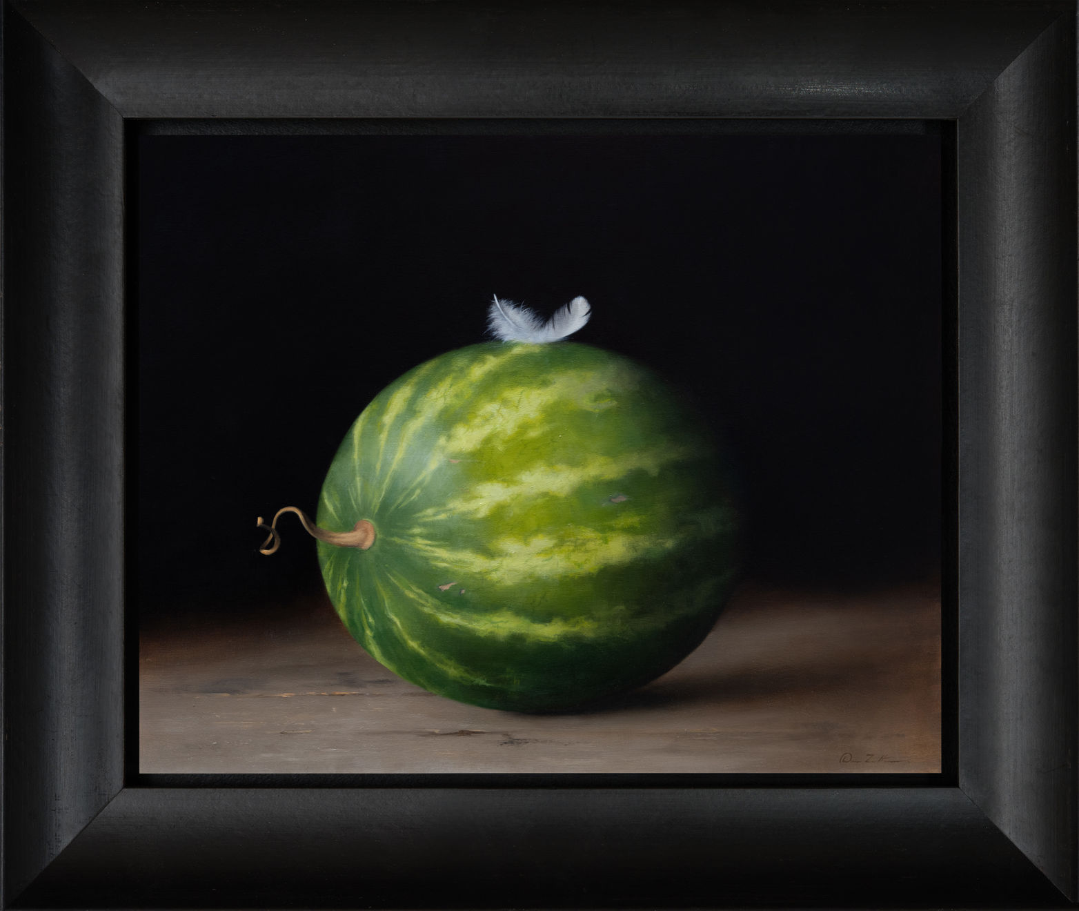 Dana Zaltzman, Watermelon and Feather, 2025
