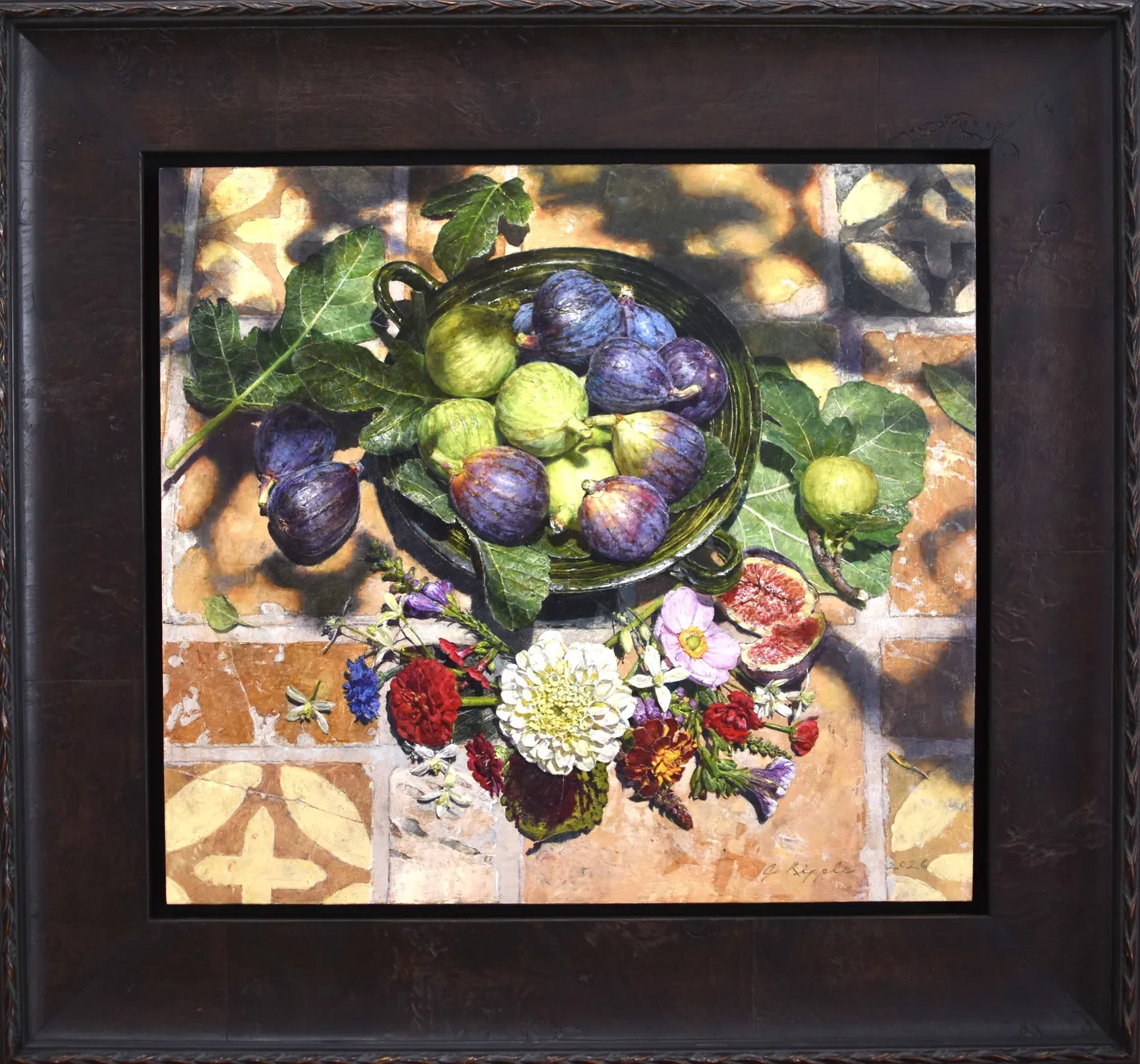 Jeffrey Ripple, Dahlias and Figs, 2026